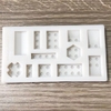 Khuôn silicon-hình nhiều khối lego mix dáng.