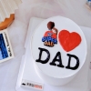 Tượng nhựa dẻo- cha bế con gái SUPER DAD.