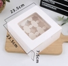 set 10 Hộp cupcake giấy 9 lỗ.