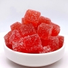 Túi kẹo dẻo vị BƯỞI miếng vuông (túi 2.5kg)-màu đỏ.