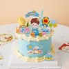 Combo 2 set giấy -bé trai nháy mắt + bánh sinh nhật+ điểm 10.