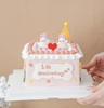 Vỉ 3 nến thỏ trắng giơ tay.