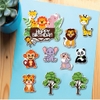10 set giấy  - động vật rừng, cây, bảng HPBD.