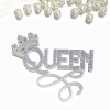 Chữ Queen đội vương miện (gắn hạt).