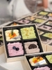 Set 10 hộp 4 ngăn có khay nhựa (vỏ màu trắng) size 18cm x 18cm x 6cm.
