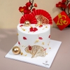 Cành lá bạch quả VÀNG (gồm 9 nhánh).