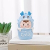 Bé Rồng sứ ngồi giỏ-XANH.