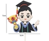 Tượng bé TRAI cử nhân (nhựa dẻo loại dày).