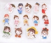 Set 14 thẻ giấy bé gái mix mẫu.