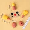 Set nhựa hoạt hình (6 chi tiết: chân, tay, mặt).