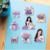 10 set giấy -cô gái màu tím (SX).