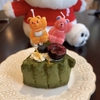 Nến gấu giơ tay -màu VÀNG.