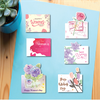 Set 60 thiệp giấy Happy women's day mix 6 mẫu-hình chữ nhật kt 8.5cm x6.3cm.