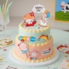 Combo 2 set giấy - bé gái thổi còi (xinh gái dễ thương).