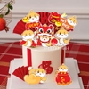Combo 2 Set giấy TẾT- rắn vàng (get rich, lucky).