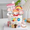 Combo 2 set giấy - bé gái thổi còi (xinh gái dễ thương).