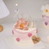 Set 60 thẻ trái tim HPBD giấy - MÀU NÂU (SIZE NHỎ 6.5x3.5cm).