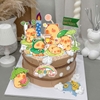 Combo 2 set giấy- capybara  đội lá sen9865.