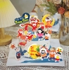 Combo 2 set giấy trung thu-vui hội trăng rằm (múa lân, chú cuội, hằng nga).