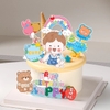 Combo 2 set giấy- bé trai ôm gấu + cầu vồng + happy day.