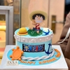 Tượng nhựa đặc  Luffy trong hoạt hình One Piece  (mẫu baby).