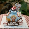 Tượng nhựa đặc  Luffy trong hoạt hình One Piece (mẫu lớn áo đỏ).