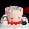 Chữ silicon-LOVE đỏ (size 2.7cm).