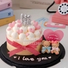 Vỉ 3 nến LOVE 2 tầng -MÀU BẠC.