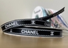 Ruybang CHANEL 1CM, 35m - ĐEN (CHỮ TRẮNG, VIỀN TRẮNG).