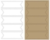 Set 60 bảng giấy không chữ mix 2 màu nâu và trắng (có đường viền nét đứt)9070.