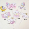 Combo 2 set giấy chó Cinnamon HPBD -MÀU HỒNG.
