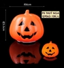 Tượng nhựa Halloween-Bí ngô có đèn.