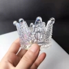 Vương miện trong suốt size nhỏ (5.8x5.5x7.5cm)-TRONG.