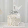 Chữ Merry Christmas gắn hạt