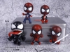Bộ tượng nhựa đặc- 5 người nhện chibi.