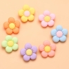 Set 10 hoa đào nhựa 5 cánh mix màu (kt 2.7x2.6cm).