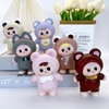 Tượng nhựa cao su mềm- BABY THREE dáng đứng (tai gấu) (màu ngẫu nhiên).