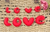 Chữ silicon-LOVE đỏ (size TO 4cm).