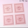 Set 50 bảng giấy vuông HAPPY WOMEN'S DAY kt 8cmx8cm-MÀU HỒNG.