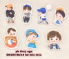 Set 14 thẻ giấy bé trai mix mẫu.