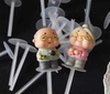Túi 100 đế phụ kiện loại chân cắm dài 9cm.
