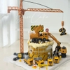 Set 4 xe công trình mẫu mới (nhựa) -VÀNG ĐẬM.