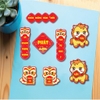 Combo 2 set giấy tết - em bé NGỰA và câu đối.