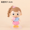 Em bé gái tóc VÀNG cầm kẹo (sứ).