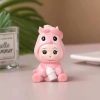 Tượng sứ -bé Ngựa hồng ôm bình sữa (mẫu mở mắt).