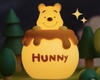 Tượng gấu Pooh Hunny (có đèn).