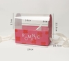 Set 10 hộp mica 2 ngăn ROMANTIC (vỏ hộp cán bóng mờ)-HỒNG ĐẬM.