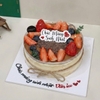 Set 30 chữ giấy -happy birthday 2 TẦNG gắn 2 trái tim đỏ kt khoảng 10cm.