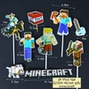 Combo 2  Set giấy người tàng hình Minecraft.