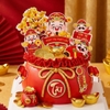 Combo 2 set giấy tết - THẦN TÀI, cây tiền, tràng pháo.